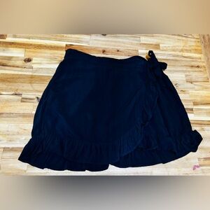 Wild Fable XL Black Wrap Skirt
